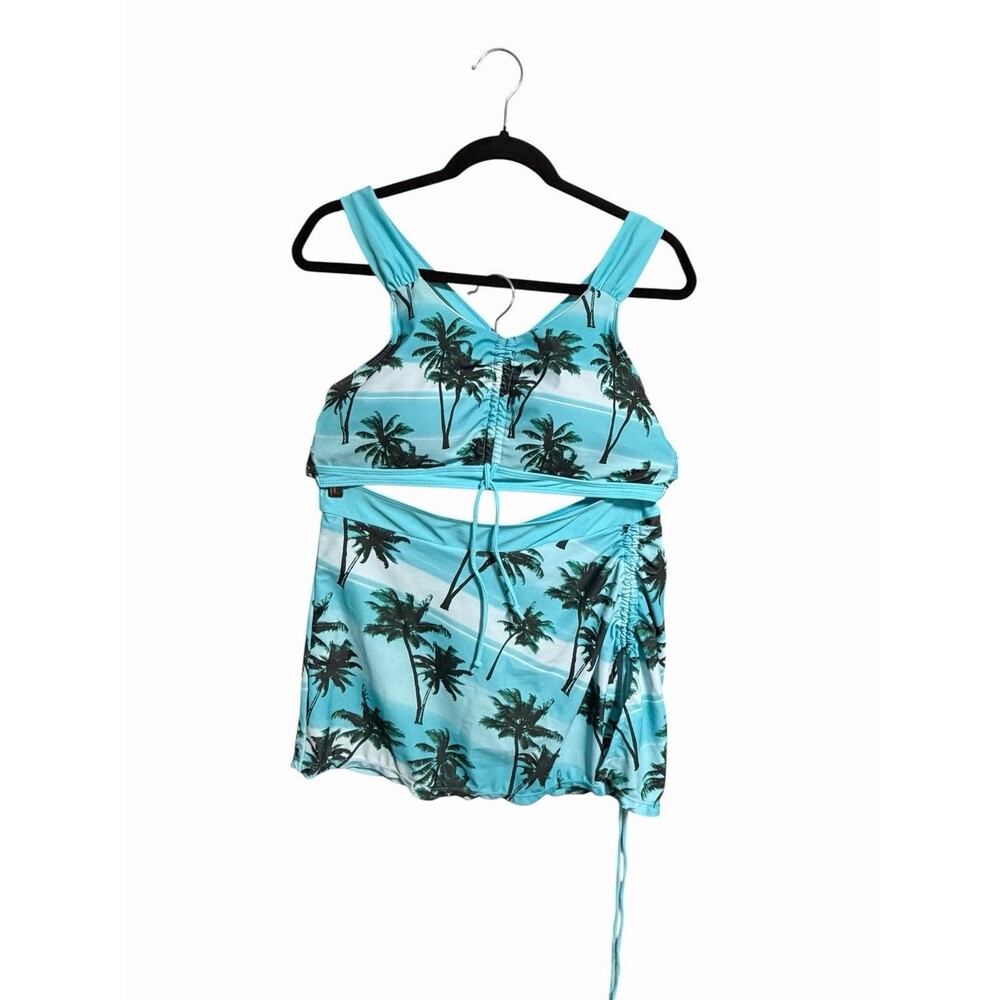Women’s Tankini Swimsuits with Skirt Two Piece Bathing Suits XXL Resort Vacation
